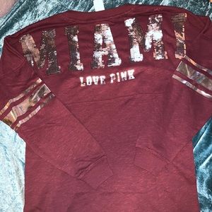 NWT VS PINK Miami crewneck